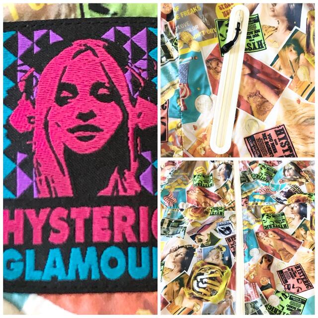 hystericglamour ヒステリックグラマー ナイロンジャケットロゴ満載