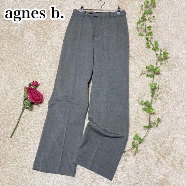 agnes b.(アニエスベー)のアニエスベー♡ストレート パンツ スラックス グレー系 agnes b. レディースのパンツ(その他)の商品写真