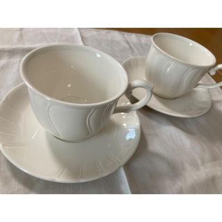 ノリタケ(Noritake)のノリタケ　クラフトーン　カップアンドソーサー　2客セット(食器)