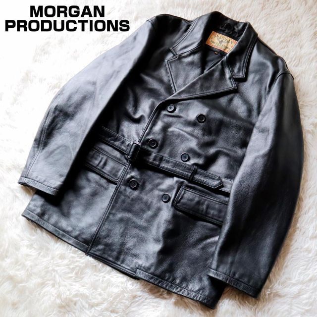 【極美品】MORGAN PRODUCTIONS レザージャケット コート 本革