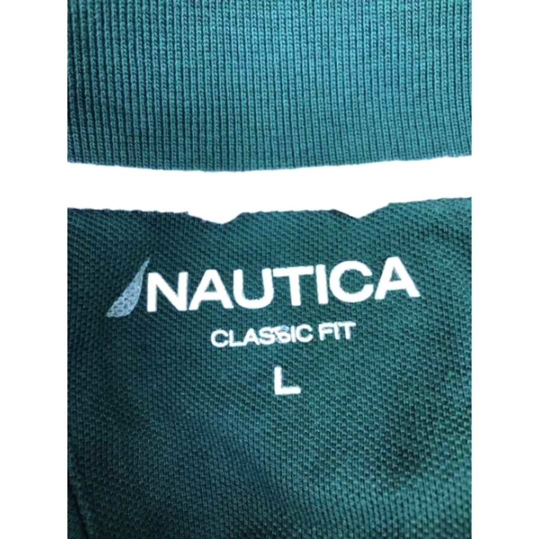 NAUTICA(ノーティカ)のNAUTICA(ノーティカ) ロゴ刺繍 ロングスリーブポロシャツ メンズ メンズのトップス(ポロシャツ)の商品写真