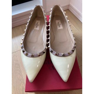 VALENTINO - ヴァレンティノ スタッズ フラットシューズ バレエ