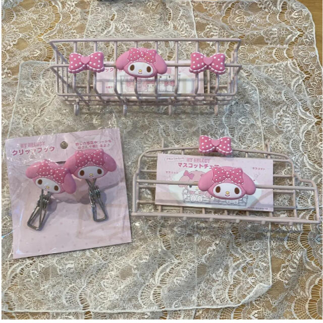 専用 マイメロ 推しをかわいく飾り隊 3点セット - キャラクターグッズ マイメロディ 推しを可愛く飾り隊 フルセット