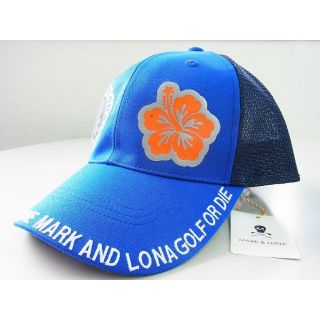 マークアンドロナ(MARK&LONA)のMARK&LONA マーク&ロナ Pala Mesh Cap FR ブルー(ウエア)