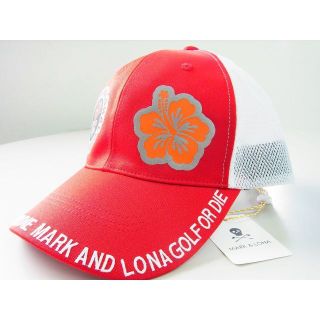 マークアンドロナ(MARK&LONA)のMARK&LONA マーク&ロナ Pala Mesh Cap FR レッド(ウエア)