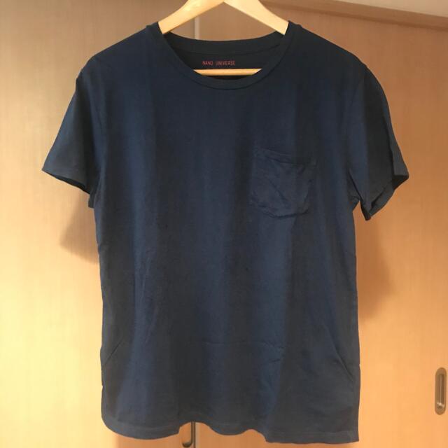nano・universe(ナノユニバース)のナノユニバース　ネイビーTシャツS メンズのトップス(Tシャツ/カットソー(半袖/袖なし))の商品写真