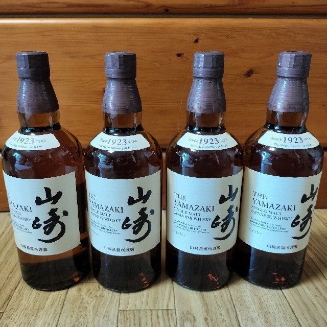 サントリー 山崎 NV シングルモルト 700ml 4本セット 最高級の