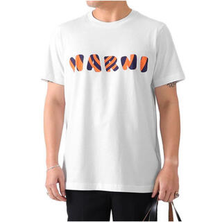 マルニ(Marni)の新品未使用 マルニ MARNI プリントTシャツ size/44 white(Tシャツ/カットソー(半袖/袖なし))