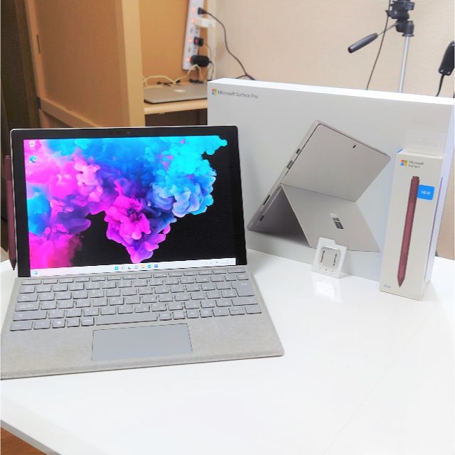 Surface Pro 6 タイプカバー、Surfaceペン付き