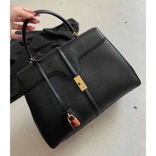 セリーヌ(celine)の【未使用】CELINE 16 ミディアム ブラック(ハンドバッグ)