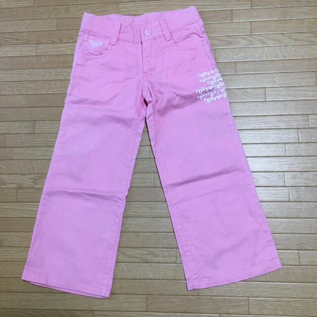 Roxy(ロキシー)のROXY ピンクのロングパンツ　S キッズ/ベビー/マタニティのキッズ服女の子用(90cm~)(パンツ/スパッツ)の商品写真