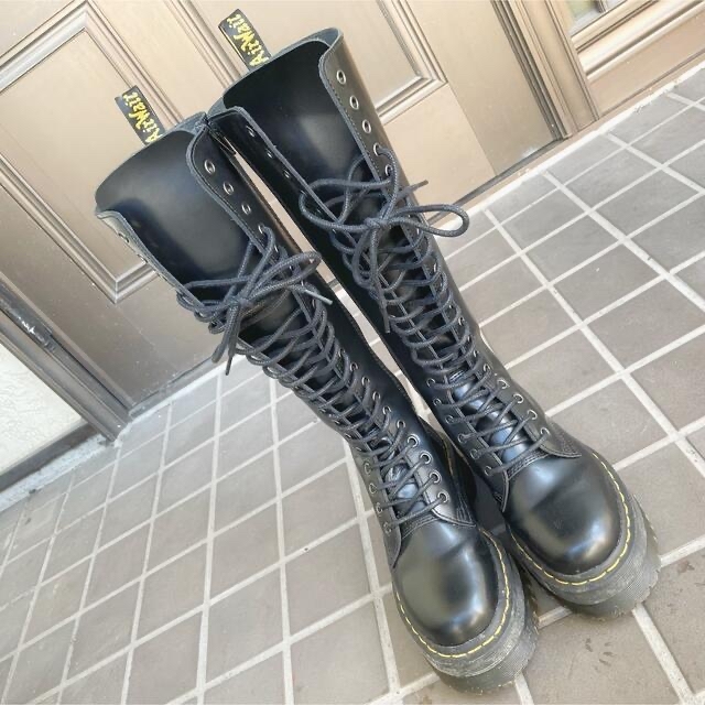 【専用】Dr.Martens 1B60MAX UK3 黒 厚底 20ホール丈