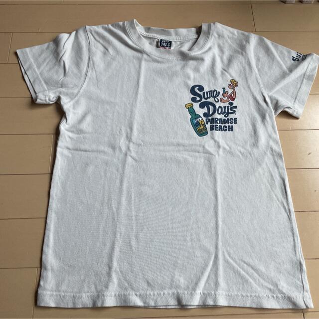 Tシャツ　SURF  DAYS サーフデイズ　used サイズ140 キッズ/ベビー/マタニティのキッズ服男の子用(90cm~)(Tシャツ/カットソー)の商品写真