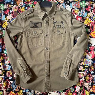 ヒステリックグラマー(HYSTERIC GLAMOUR)のヒステリックグラマー♡ミリタリーシャツ♡ベージュ(シャツ/ブラウス(長袖/七分))