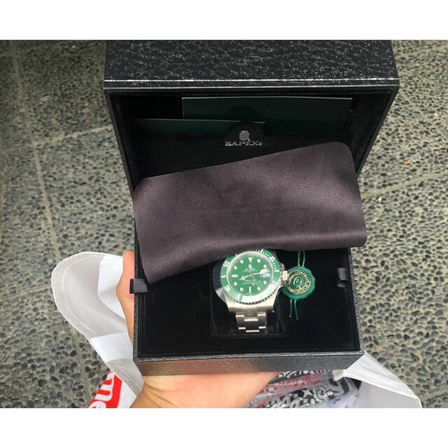 BAPEX WATCH GREEN時計