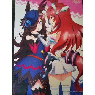 ウマ娘　特典タペストリー　アクリルキーホルダー　ミホノブルボン　ライスシャワー(キャラクターグッズ)