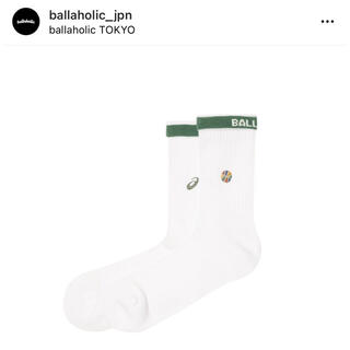 ボーラホリック(ballaholic)のASICS × ballaholic Socks コラボソックス white(ソックス)