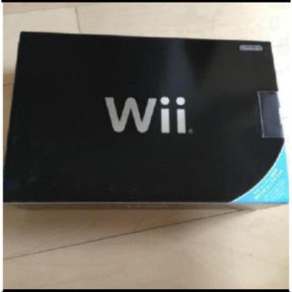 ウィー(Wii)のWiiブラック本体(携帯用ゲーム機本体)