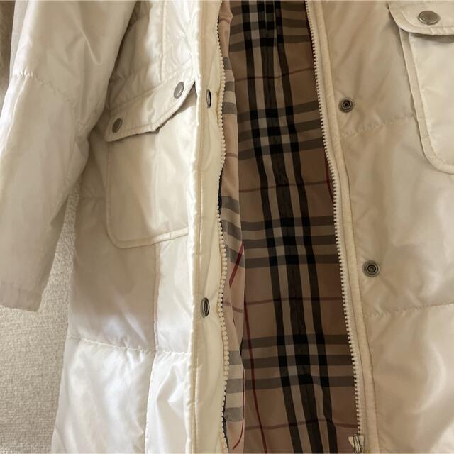 BURBERRY(バーバリー)の確認用！！　バーバリー　キッズ　フードファー付き　ホワイト　コート　130㎝ キッズ/ベビー/マタニティのキッズ服女の子用(90cm~)(コート)の商品写真