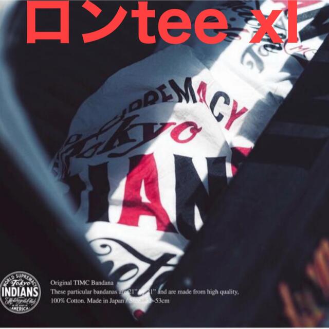 Tokyo indians mc 東京インディアンズ mc ロンt xl 適当な価格 6000円