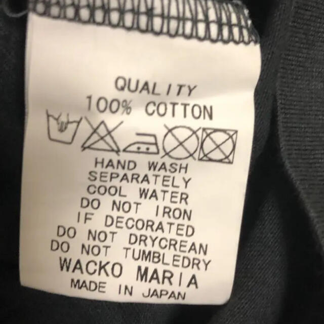 トップスワコマリア  墨黒　Tシャツ　Sサイズ　日本製