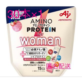 アジノモト(味の素)のアミノバイタル アミノプロテイン for Woman ストロベリー味(30本入)(プロテイン)