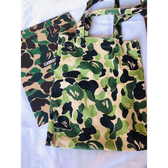A BATHING APE - A BATHING APE アベイシングエイプ トートバッグ 迷彩