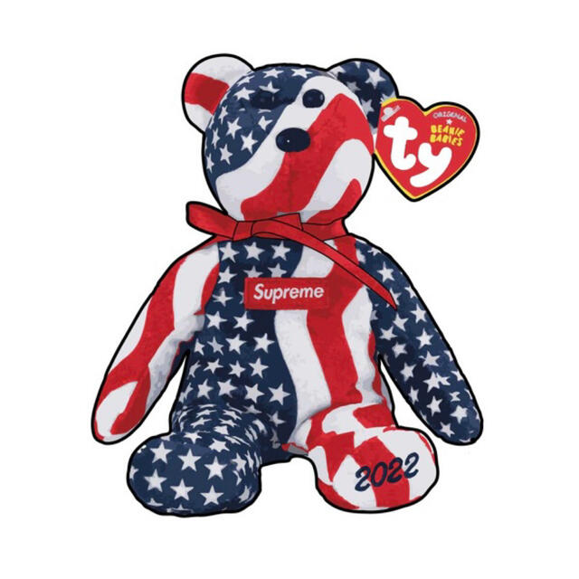 Supreme(シュプリーム)のSupreme / ty Beanie Baby "Flag" エンタメ/ホビーのおもちゃ/ぬいぐるみ(ぬいぐるみ)の商品写真