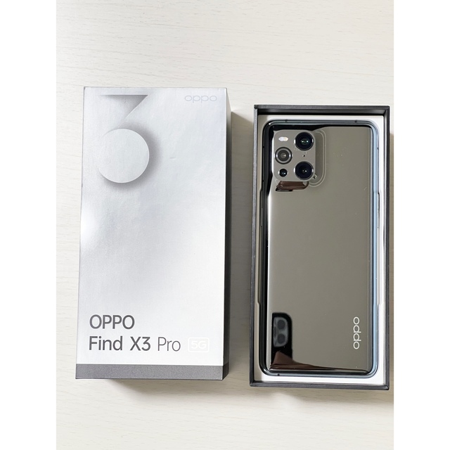 OPPO Find X3 Pro au版 OPG03 グロスブラック-