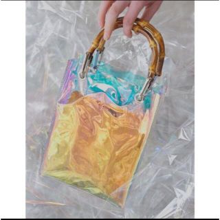 アメリヴィンテージ(Ameri VINTAGE)の【junks..3k様 専用】AMERI AURORA CLEAR BAG(ハンドバッグ)