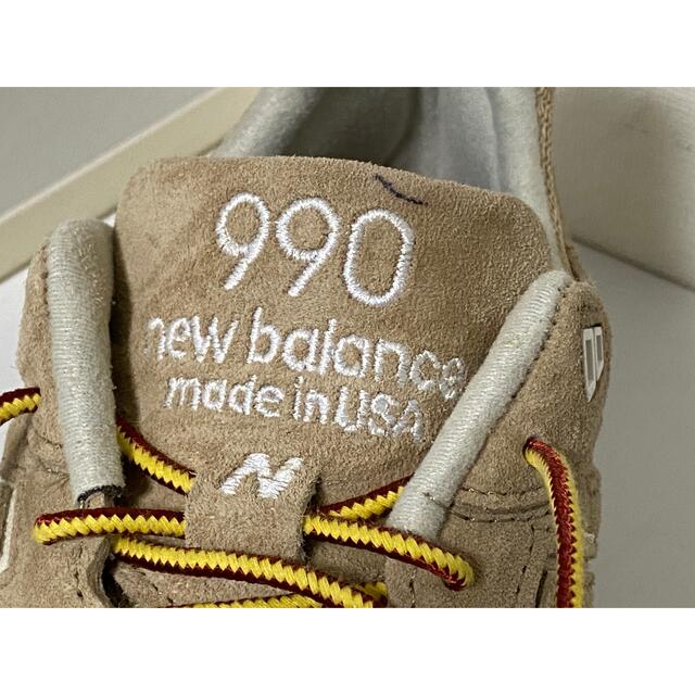 New Balance(ニューバランス)のニューバランス/M990TN2/タン/スエード/26.5cm/米国製/良品/箱付 メンズの靴/シューズ(スニーカー)の商品写真