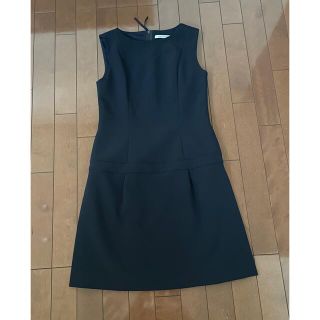 フォクシー(FOXEY) ネイビー ひざ丈ワンピース(レディース)の通販 800 ...