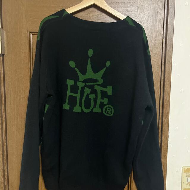 HUF - HUF CROWN CARDIGANの通販 by がんも's shop｜ハフならラクマ