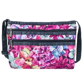 レスポートサック(LeSportsac)の【新品】LeSportsacショルダーバッグQUINN BAG 花柄マルチカラー(ショルダーバッグ)