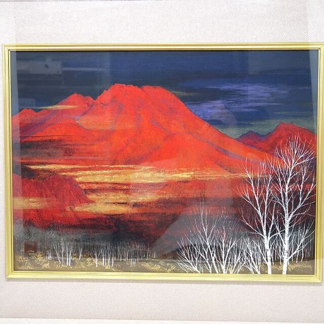 日本画 佐藤勝彦 「 晁 」 絵画 額装 美品 赤 山 勝彦の通販 by 日本画 佐藤勝彦 「 晁 」 絵画 額装 美品 赤 山 勝彦の通販 by