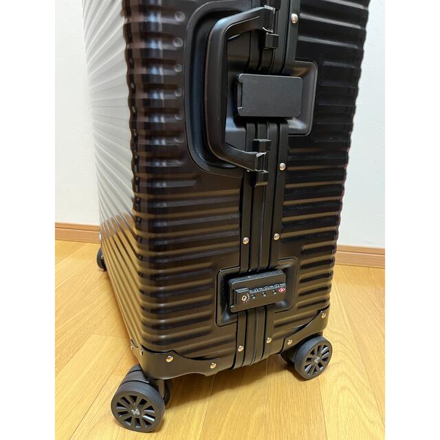 インチ LANZZO キャリーバッグ 黒の通販 by ユノ's shop｜ラクマ スーツケース 87L アルミ合金norman れています