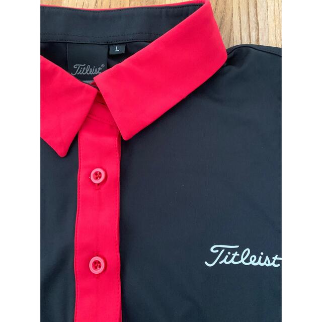 Titleist(タイトリスト)の美品‼️タイトリストポロシャツ。サラッとした生地でとても着やすいです。 スポーツ/アウトドアのゴルフ(ウエア)の商品写真