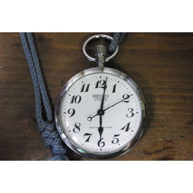 SEIKO　セイコー　鉄道時計　PRECISION　手巻 メンズの時計(腕時計(アナログ))の商品写真