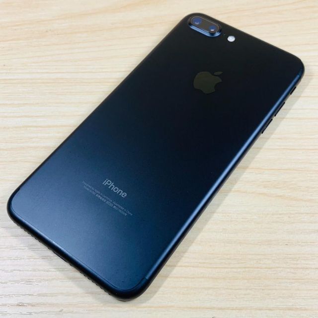 スマートフォン本体SIMﾛｯｸ解除済 100％ iPhone7 Plus 32GB Black75