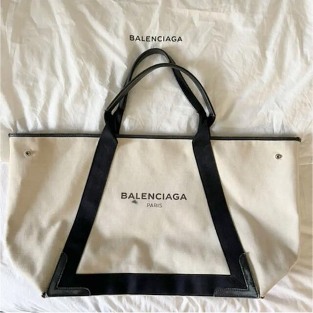 BALENCIAGA NAVY CABAS トート　バッグ