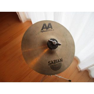 値下◾️SABIAN(セイビアン）のAAシンバル　パールアダプター付き(シンバル)