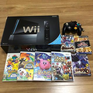 Nintendo Wii RVL-S-KAAH ゲームキューブソフトセット(家庭用ゲーム機本体)