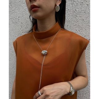 アメリヴィンテージ(Ameri VINTAGE)の【Ameri VINTAGE】SLIDE CHAIN NECKLACE シルバー(Tシャツ(半袖/袖なし))