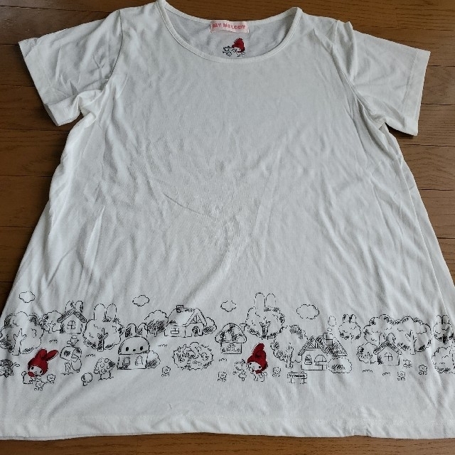 マイメロディ(マイメロディ)の【値下げ】【未使用】マイメロMY MELODY Tシャツ　トップ レディースのトップス(Tシャツ(半袖/袖なし))の商品写真