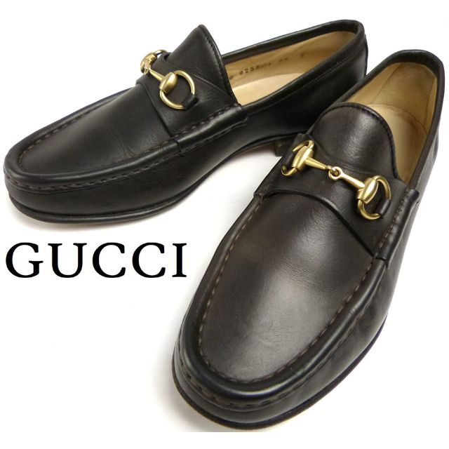 イタリア製 GUCCI / グッチ ビットローファー23cm 高質 3960円引き www