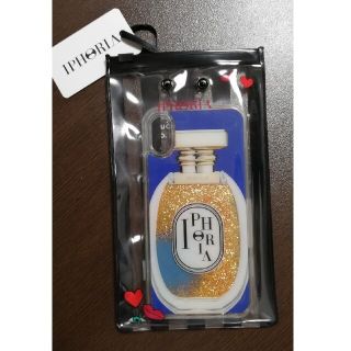 アイフォリア(IPHORIA)の[アイフォリア] iPhone X対応 Perfume Round Blue a(iPhoneケース)