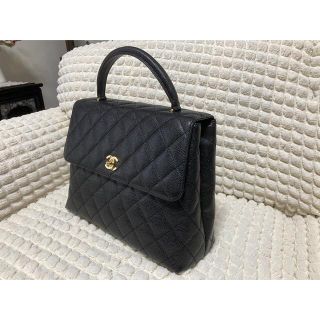 シャネル(CHANEL)のシリアル有】シャネル　マトラッセ　キャビアスキン　ゴールド金具(ハンドバッグ)