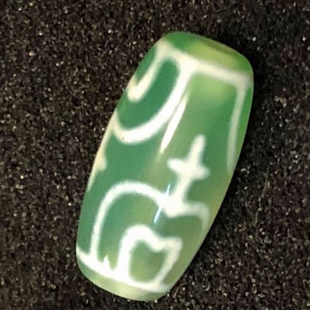 チベット天然緑玉髄蓮花宝瓶天珠♢希有♢ | paymentsway.co