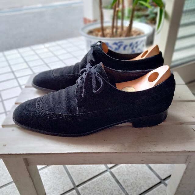 JOHN LOBB - 希少美品 ジョンロブ Uウィングチップ YORK 7.5D ＃7000の