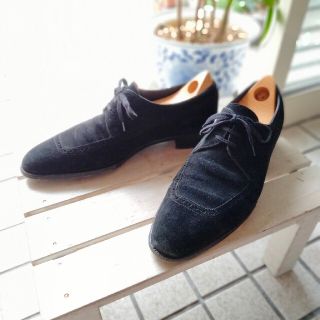 ジョンロブ(JOHN LOBB)の希少美品 ジョンロブ Uウィングチップ YORK 7.5D ＃7000(ドレス/ビジネス)